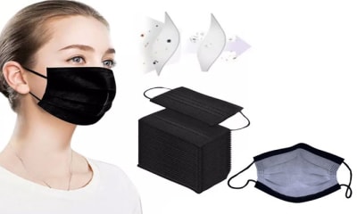 Mascarillas Color Negro