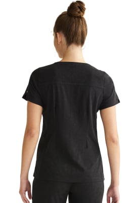 Top Healing Hands Print Negro