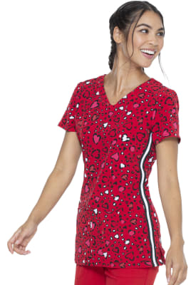 Top Heartsoul Rojo Corazones Print1