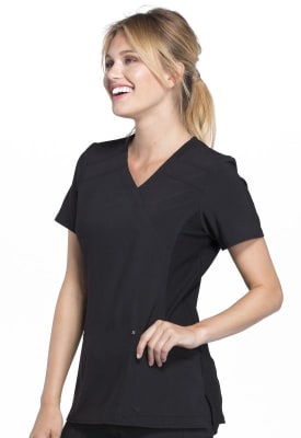 Top Cherokee iflex elasticado lateral Negro1