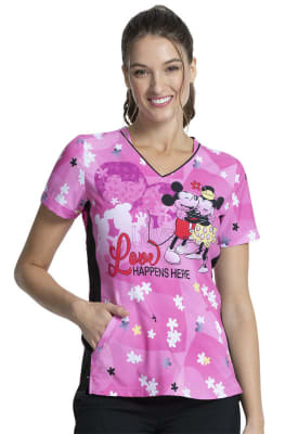 Top Cherokee Tooniform Mickey y Minnie1