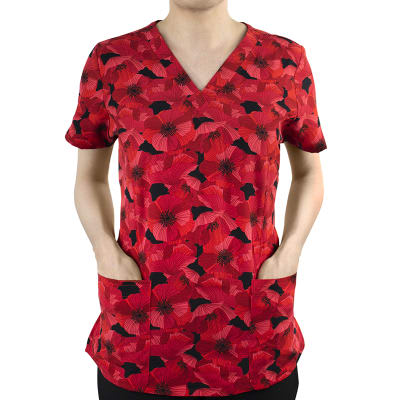 Top Maevn Flores rojas1