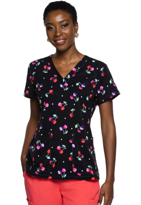 Top Medcouture Print Cerezas1