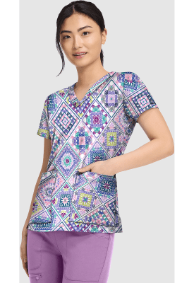 Top Medcouture Estampado Crochet