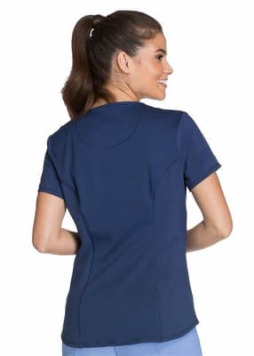 Top Cherokee Infinity acinturado antibacteriano Navy