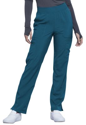Pantalon Cherokee Infinity Antibacteriano Sin Cordon Azul Caribe1