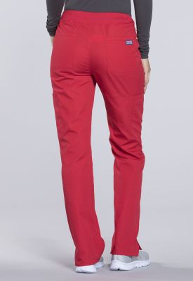 Pantalon Cherokee Originals sin cordon pierna recta Rojo 