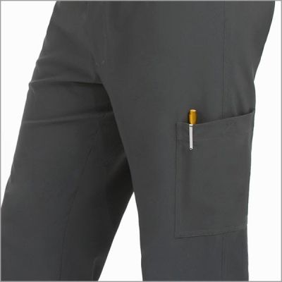 Pantalón Med Couture Gris con cordon Hombre