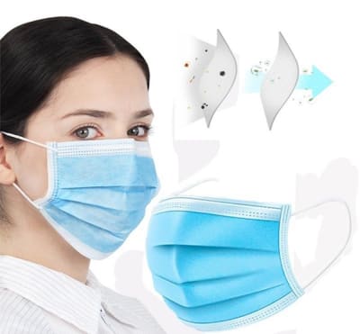 Mascarillas Color Celeste