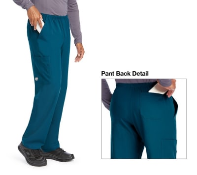 Pantalon Skechers Comfort Stretch Azul Caribe Hombre1