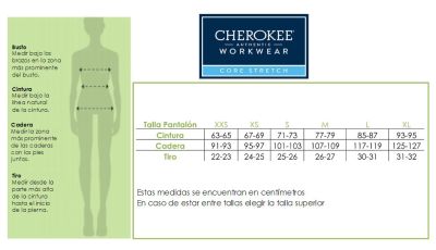 Pantalon Cherokee Core Stretch Morado