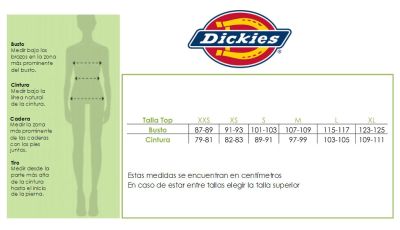 Top Dickies  Costuras Visibles Navy