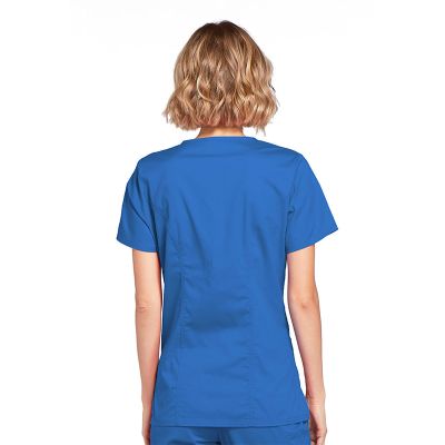 Top Cherokee Cuello V Tradicional Azul Rey