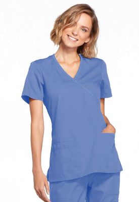 Top Cherokee Elasticado lateral Celeste1