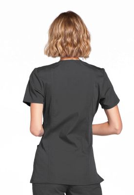 Top Cherokee Elasticado lateral Gris