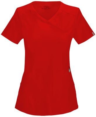Top Cherokee Infinity Cuello V Rojo1