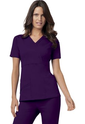 Top Cherokee Luxe  bolsillo diagnonal cintura Morado1
