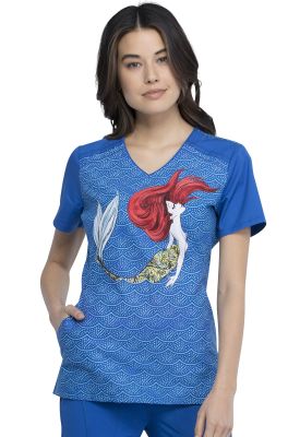Top Cherokee Estampado Tooniform Sirenita1