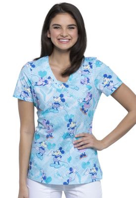 Top Cherokee Estampado Tooniform Mickey  Celeste1