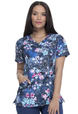 Top Dickies  Estampado FLORES CALIPSO1