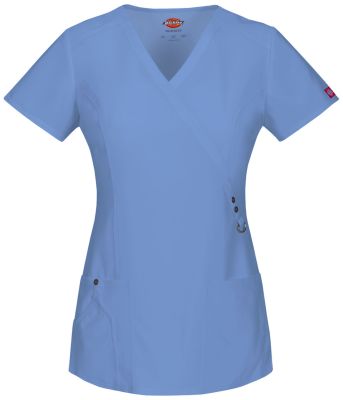 Top Dickies Xtreme Stretch detalle argolla Celeste