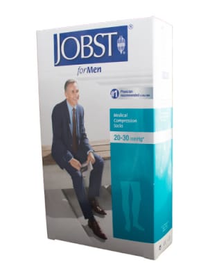 MEDIA  HOMBRE JOBST 20-30 NEGRO 