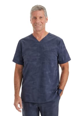 Top Healing hands diseño gris hombre