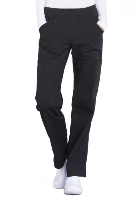 Pantalon Cherokee Professionals sin cordon pierna recta Negro1