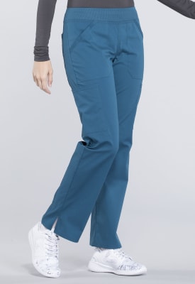 Pantalon Cherokee Professionals sin cordon pierna recta Azul Caribe1