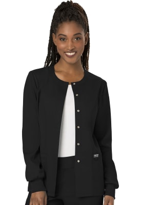 Chaqueta Cherokee Revolution Broches a Presión Negra
