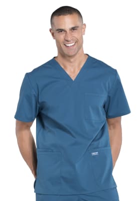 Top Cherokee Professionals 3 bolsillos Azul Caribe hombre					