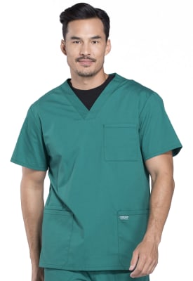 Top Cherokee Professionals 3 bolsillos Verde hombre