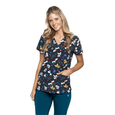 Top tasha+me negro perrunos