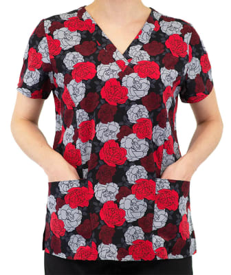 Top Maevn Rosas Rojas y Negras1
