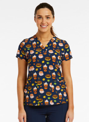 Top Estampado Maevn Navy Pasteles1