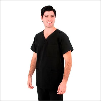 Top Lifetheards antifluidos y antibacteriano Negro Hombre1