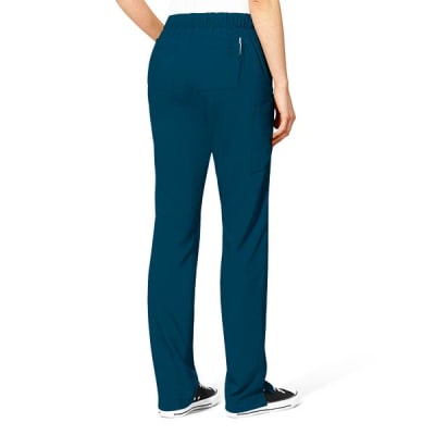 Pantalon WonderWink Elasticado Anticloro Azul Caribe