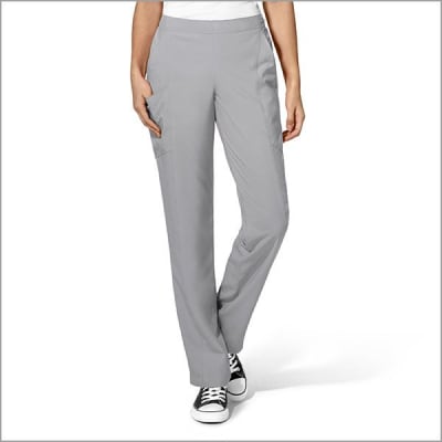 Pantalon WonderWink Elasticado Anticloro Gris1