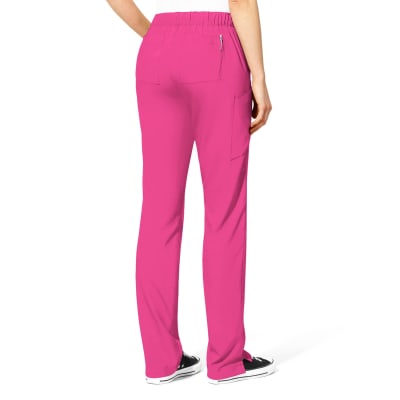 Pantalon WonderWink Elasticado Anticloro Fucsia