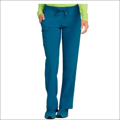 Pantalón MedCouture Azul Caribe bolsillo con cierre  1