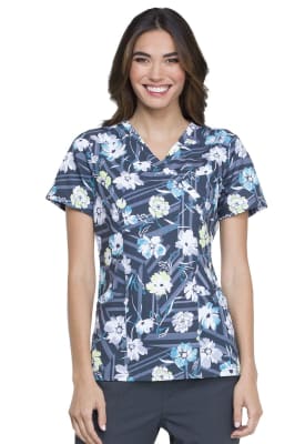 Top Elle estampado navy flores1