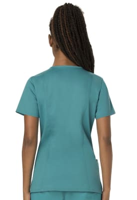 Top Cherokee Revolution cuello V Azul Caribe