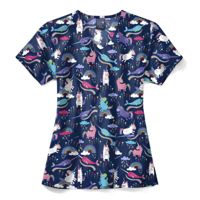Top Zoe+Chloe Navy Unicornios2