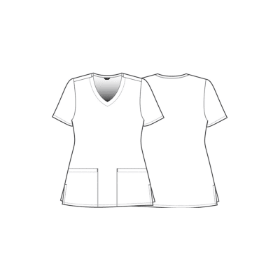 Top Zoe+Chloe Pajaros en Invierno Azul Rey