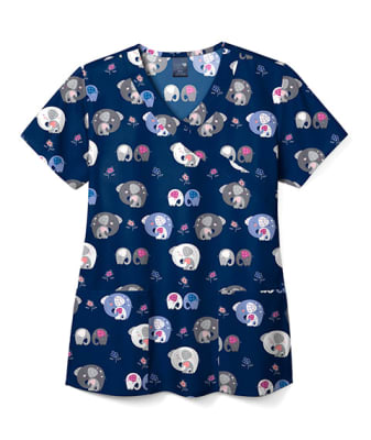 Top Zoe+Chloe Navy Elefantes 1
