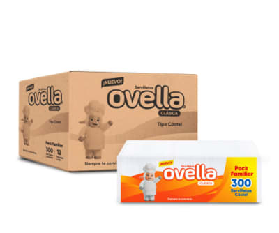 SERVILLETA OVELLA 12X300 UNID