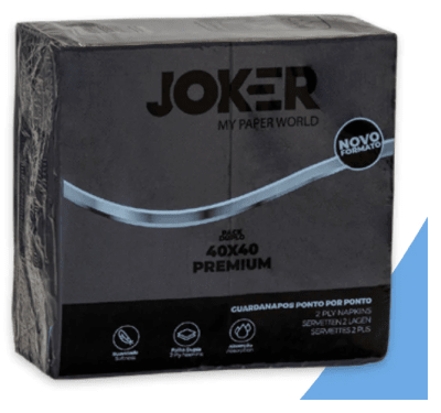 SERVILLETA JOKER NEGRA