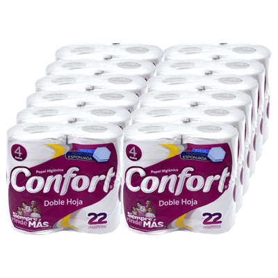 PAPEL HIGIENICO CONFORT 22 MTS