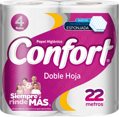 PAPEL HIGIENICO CONFORT 22 MTS