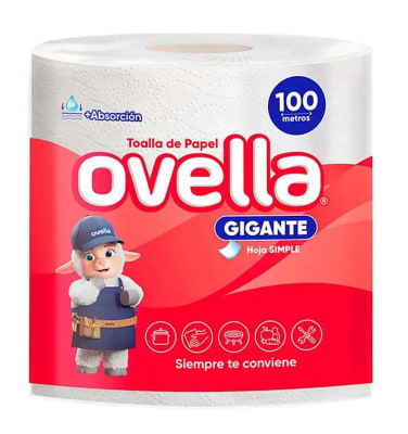 TOALLA OVELLA 100 MTS